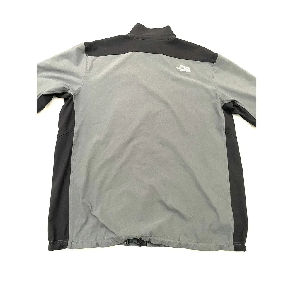 The North Face Apex Bionic‎ Zip Fleece Lined Softshell Jacket XL Gray